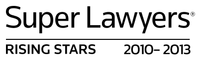 Super Lawyers Rising Star 2010-2013