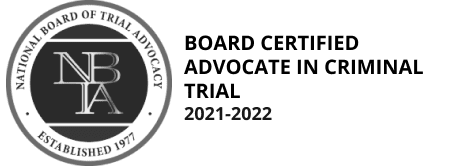 Board Certified Advocate in Criminal Trial Law by the NBTA Foundation